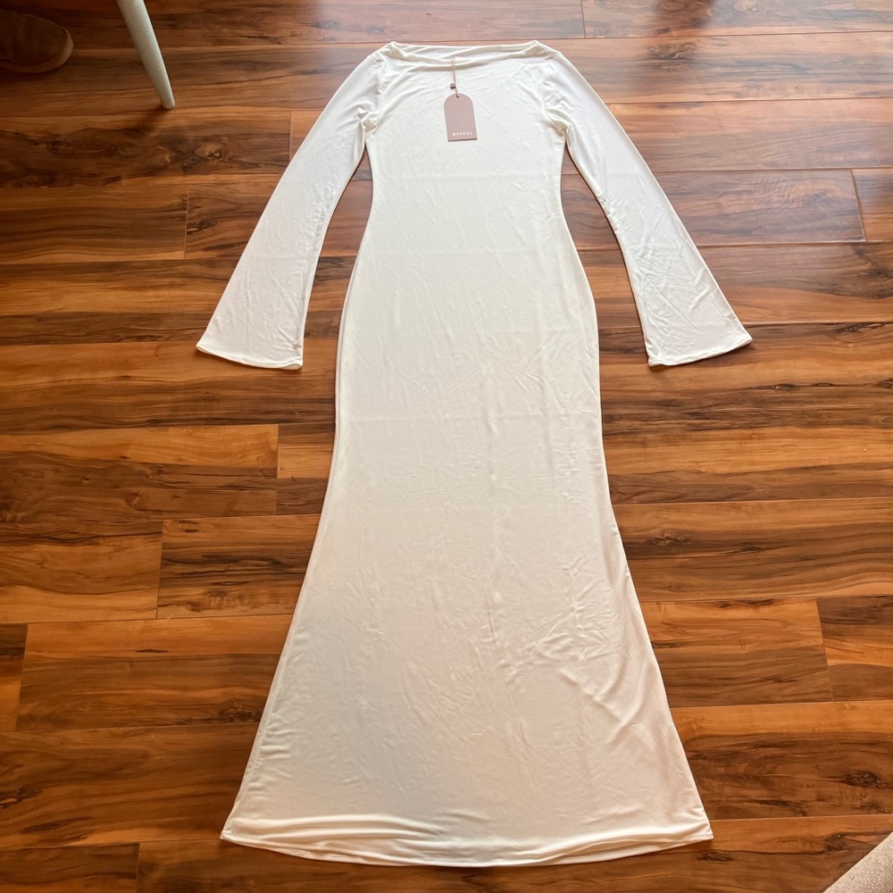 Meshki Tarna Slinky Fishtail Maxi Dress